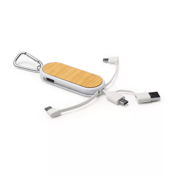 CR1168-Breloc-cu-cablu-de-incarcare-5-in-1-DIONE-ALB