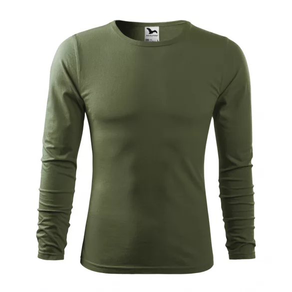 1190913-Tricou-pentru-barbati-Fit-T-LS-Khaki-MALFINI