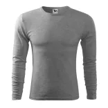 1191213-Tricou-pentru-barbati-Fit-T-LS-Gri-inchis-MALFINI