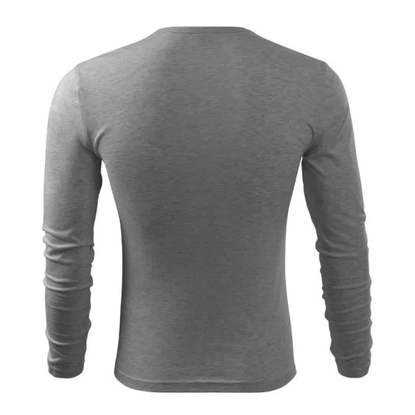 1191213-Tricou-pentru-barbati-Fit-T-LS-Gri-inchis-MALFINI
