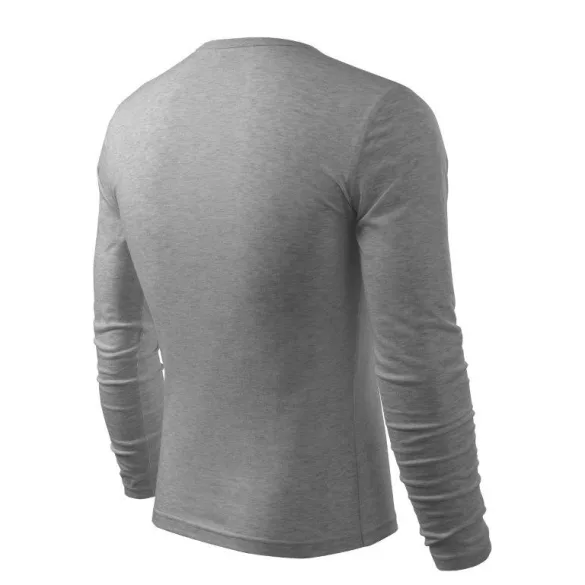 1191213-Tricou-pentru-barbati-Fit-T-LS-Gri-inchis-MALFINI