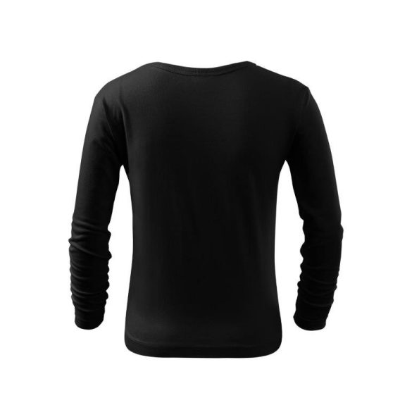 1210108-Tricou-pentru-copii-Fit-T-LS-Negru-MALFINI