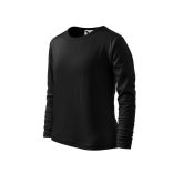 1210108-Tricou-pentru-copii-Fit-T-LS-Negru-MALFINI
