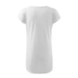 1230012-Tricou/rochie-pentru-dama-Love-Alb-MALFINI