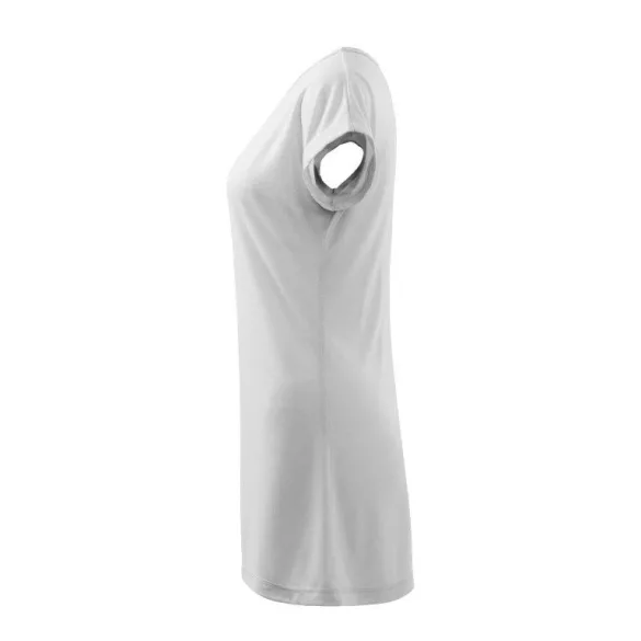 1230012-Tricou/rochie-pentru-dama-Love-Alb-MALFINI
