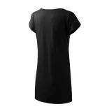 1230112-Tricou/rochie-pentru-dama-Love-Negru-MALFINI