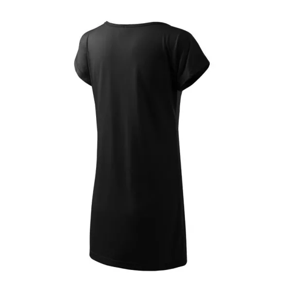 1230112-Tricou/rochie-pentru-dama-Love-Negru-MALFINI
