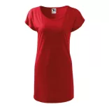 1230712-Tricou/rochie-pentru-dama-Love-Rosu-MALFINI