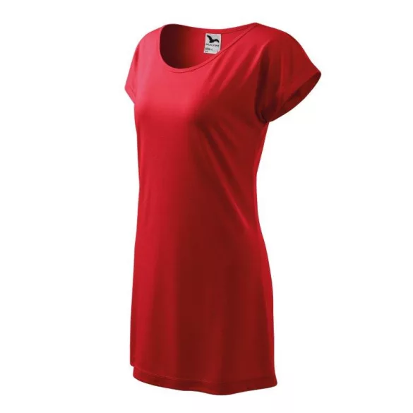 1230712-Tricou/rochie-pentru-dama-Love-Rosu-MALFINI