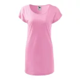 1233012-Tricou/rochie-pentru-dama-Love-Roz-MALFINI