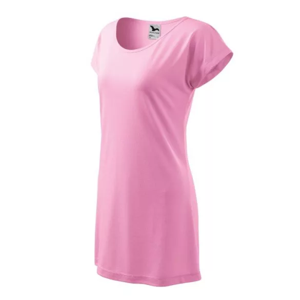 1233012-Tricou/rochie-pentru-dama-Love-Roz-MALFINI