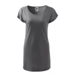 1233612 - Tricou/rochie pentru dama - Love [Gri metalic] - MALFINI