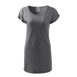   1233612 - Tricou/rochie pentru dama - Love [Gri metalic] - MALFINI
