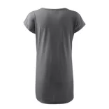1233612 - Tricou/rochie pentru dama - Love [Gri metalic] - MALFINI
