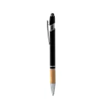 BL1246-Pix-metalic-cu-maner-din-bambus-DEKEL-NEGRU