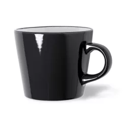 1255-02MK - Cana ceramica - Kario - BLACK - 350 ml