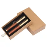 1258101-Set-de-scris-din-cupru-si-lemn