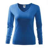 1271412-Tricou-pentru-dama-Elegance-Albastru-azuriu-MALFINI