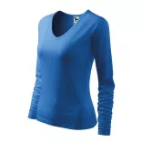 1271412-Tricou-pentru-dama-Elegance-Albastru-azuriu-MALFINI