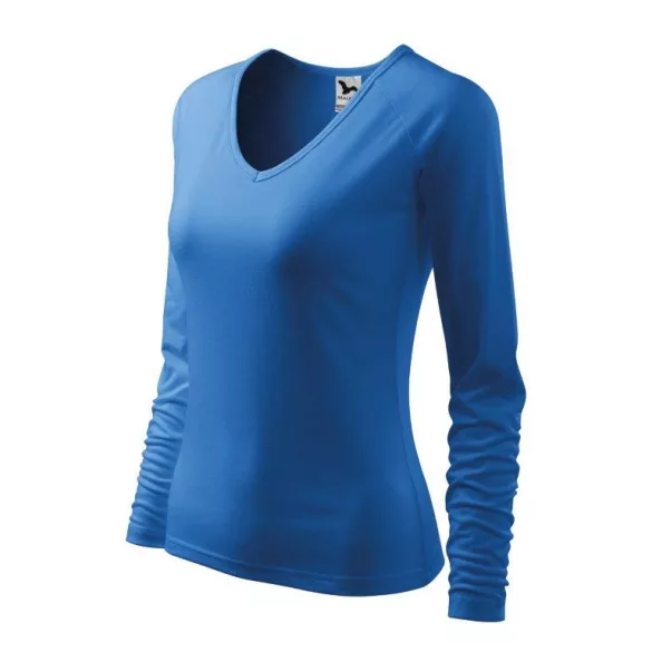 1271412-Tricou-pentru-dama-Elegance-Albastru-azuriu-MALFINI