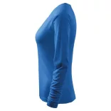 1271412-Tricou-pentru-dama-Elegance-Albastru-azuriu-MALFINI