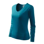 1275912-Tricou-pentru-dama-Elegance-Turcoaz-inchis-MALFINI
