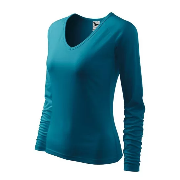 1275912-Tricou-pentru-dama-Elegance-Turcoaz-inchis-MALFINI