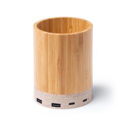 CR1297-Suport-de-pixuri-cu-incarcator-wireless-din-bambus-si-fibra-de-paie-15W-CELIK-NATURAL