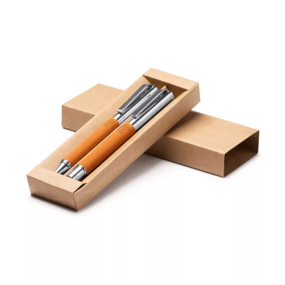 BL1321-Set-de-pixuri-cu-bila-si-tip-roller-cu-structura-principala-din-piele-reciclata-mecanism-de-rasucire-si-detalii-metalice-TOMBOL-NATURAL