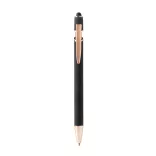 BL1341-Pix-metalic-moale-la-atingere-cu-detalii-aurii-roz-ROSES-NEGRU