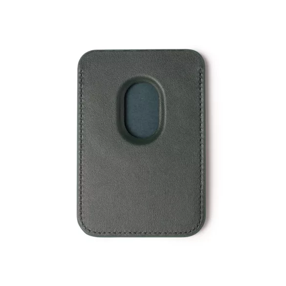 TT1382-Suport-card-magnetizat-din-PU-reciclat-CAIRO-VERDE-INCHIS