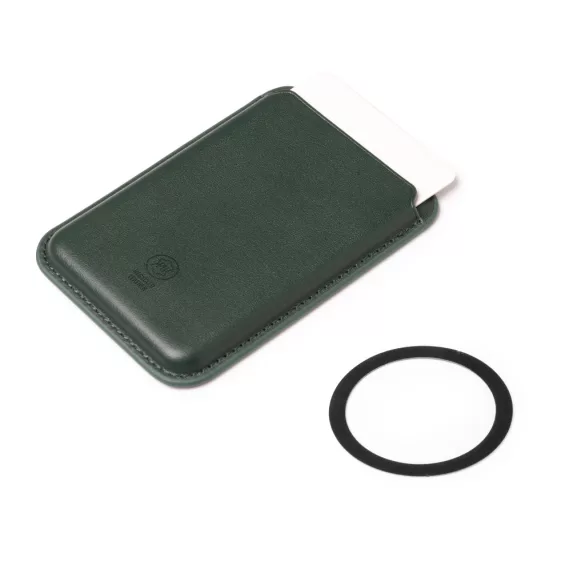TT1382-Suport-card-magnetizat-din-PU-reciclat-CAIRO-VERDE-INCHIS