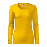 1390412-Tricou-pentru-dama-Slim-Galben-MALFINI