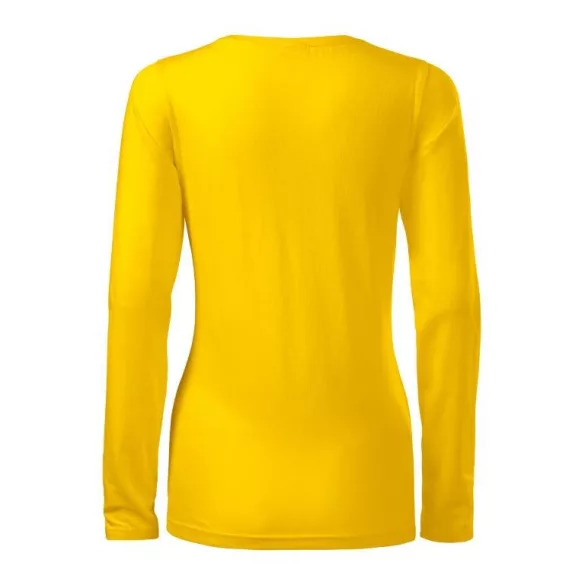 1390412-Tricou-pentru-dama-Slim-Galben-MALFINI