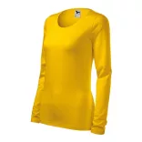 1390412-Tricou-pentru-dama-Slim-Galben-MALFINI
