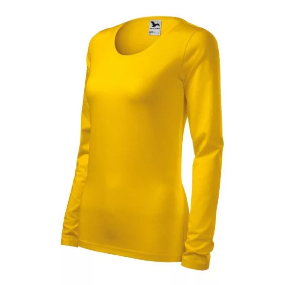1390412-Tricou-pentru-dama-Slim-Galben-MALFINI