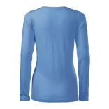1391512-Tricou-pentru-dama-Slim-Albastru-deschis-MALFINI