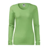 1393912-Tricou-pentru-dama-Slim-Verde-iarba-MALFINI