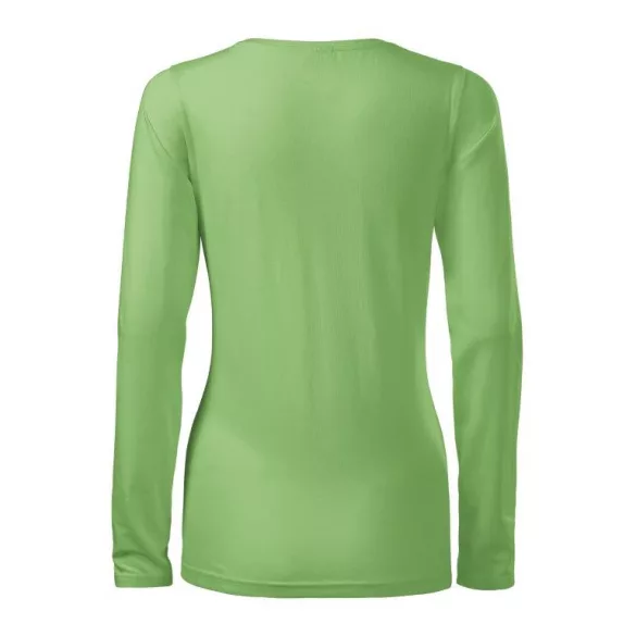 1393912-Tricou-pentru-dama-Slim-Verde-iarba-MALFINI