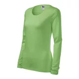 1393912-Tricou-pentru-dama-Slim-Verde-iarba-MALFINI