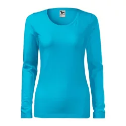 1394412-Tricou-pentru-dama-Slim-Turcoaz-MALFINI
