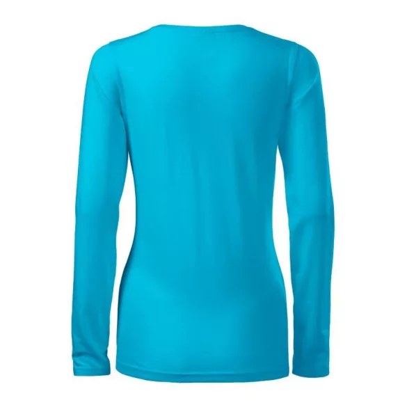 1394412-Tricou-pentru-dama-Slim-Turcoaz-MALFINI