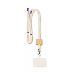 LY1398-Lanyard-de-bumbac-cu-suport-pentru-telefon-NIBIS-PATRAT