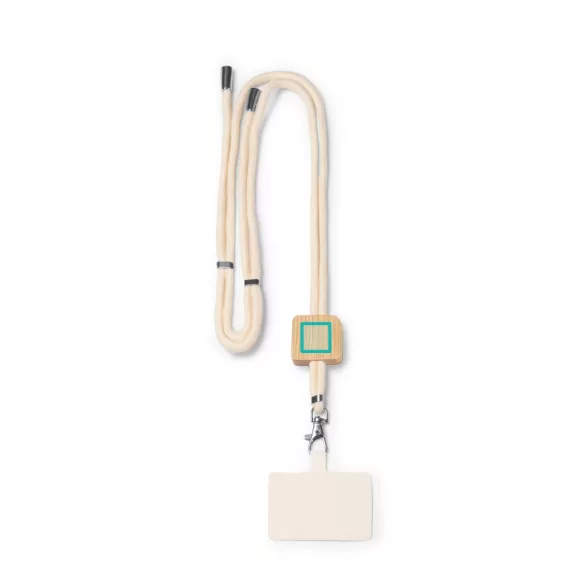 LY1398-Lanyard-de-bumbac-cu-suport-pentru-telefon-NIBIS-PATRAT