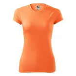 1408812-Tricou-pentru-dama-Fantasy-Neon-mandarine-MALFINI