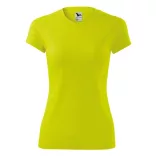 1409012-Tricou-pentru-dama-Fantasy-Galben-neon-MALFINI