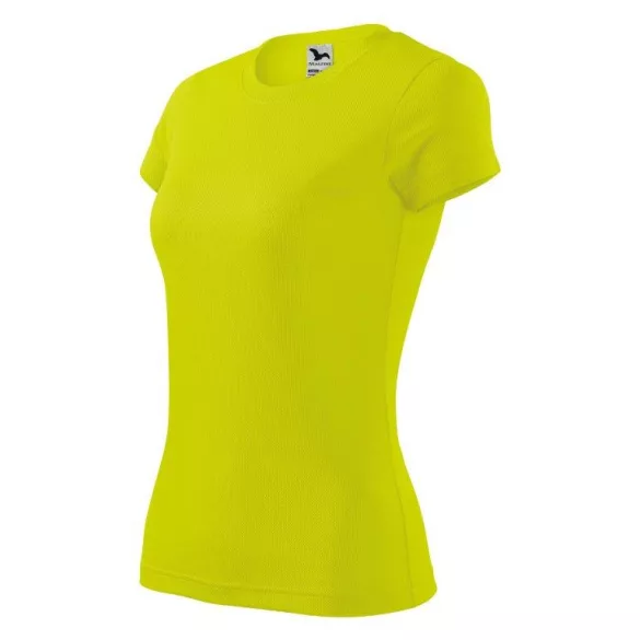 1409012-Tricou-pentru-dama-Fantasy-Galben-neon-MALFINI