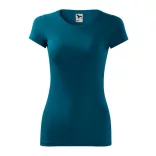 1419312-Tricou-pentru-dama-Glance-Albastru-petrol-MALFINI