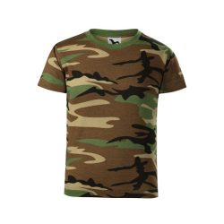 1493307-Tricou-pentru-copii-Camouflage-Camuflaj-maro-MALFINI