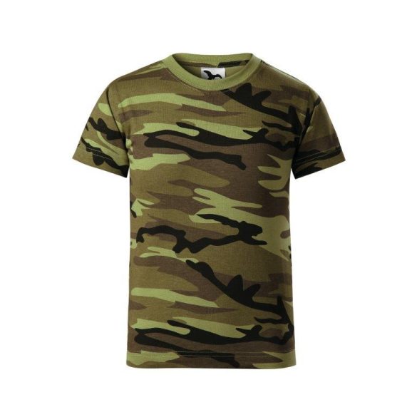 1493407-Tricou-pentru-copii-Camouflage-Camuflaj-verde-MALFINI